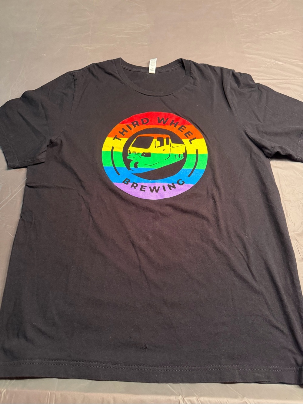 Third wheel brewing pride t shirt